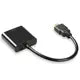 High Speed HDMI To VGA Adapter HDTV A Male To VGA Female Converter HDMI Scaler Video Cable Cord Converter For PC Laptop