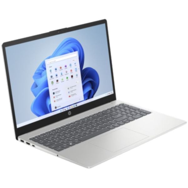 HP (2023) Laptop – AMD Ryzen 7-7730U / 15.6inch FHD / 512GB SSD / 16GB RAM / Shared AMD Radeon Graphics / Windows 11 Home / English & Arabic Keyboard / Natural Silver / Middle East Version – [15-FC0005NE]